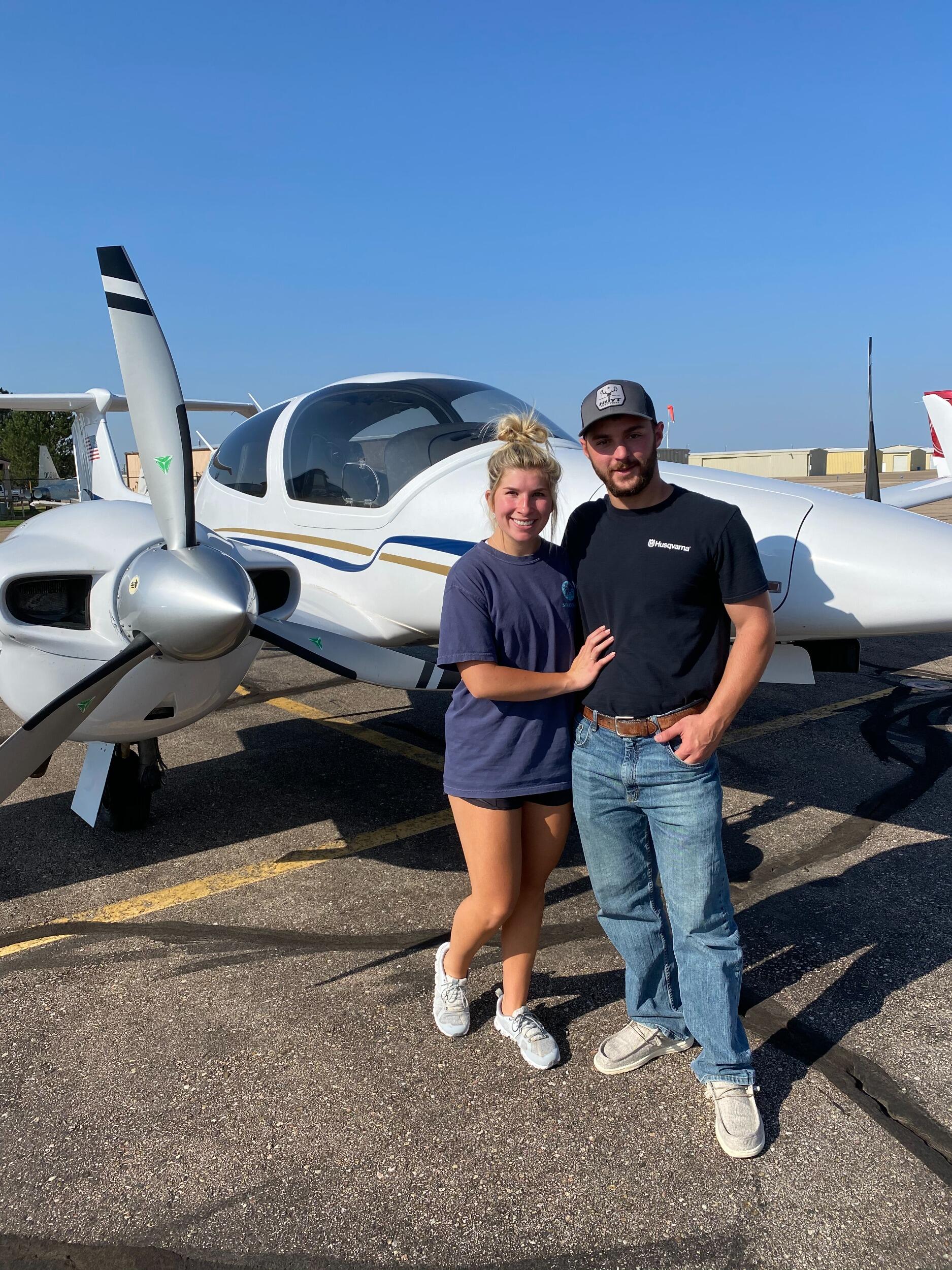 Flew an airplane together! 