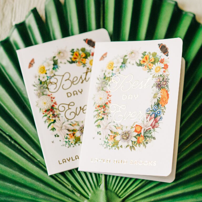 Best Day Ever vow booklets