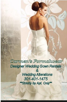 Carmen s Bridal  Grown Rental  Tailoring Columbia  MD 