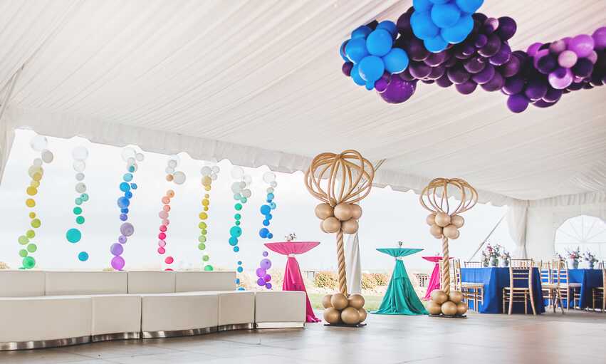 Rainbow party themed inspiration and ideas