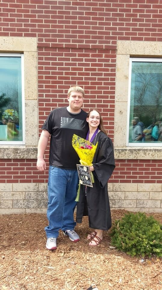 Hannah's college graduation from Minnesota State University