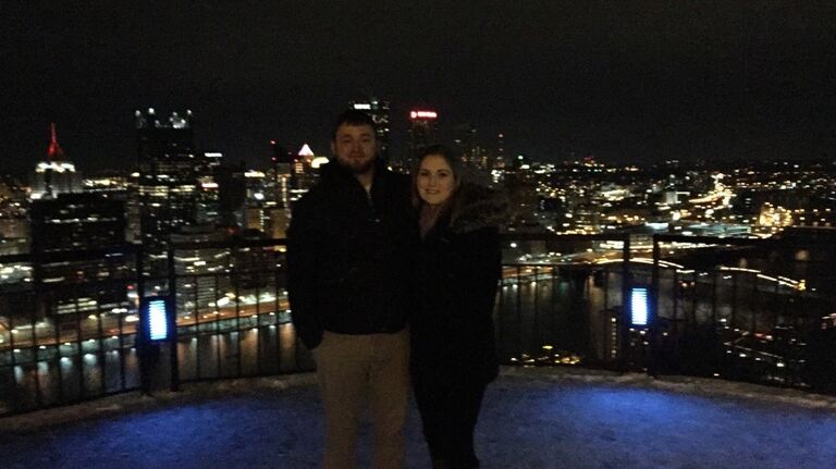 The night Dave asked Jillian to officially be his girlfriend while they were visiting Pittsburgh!