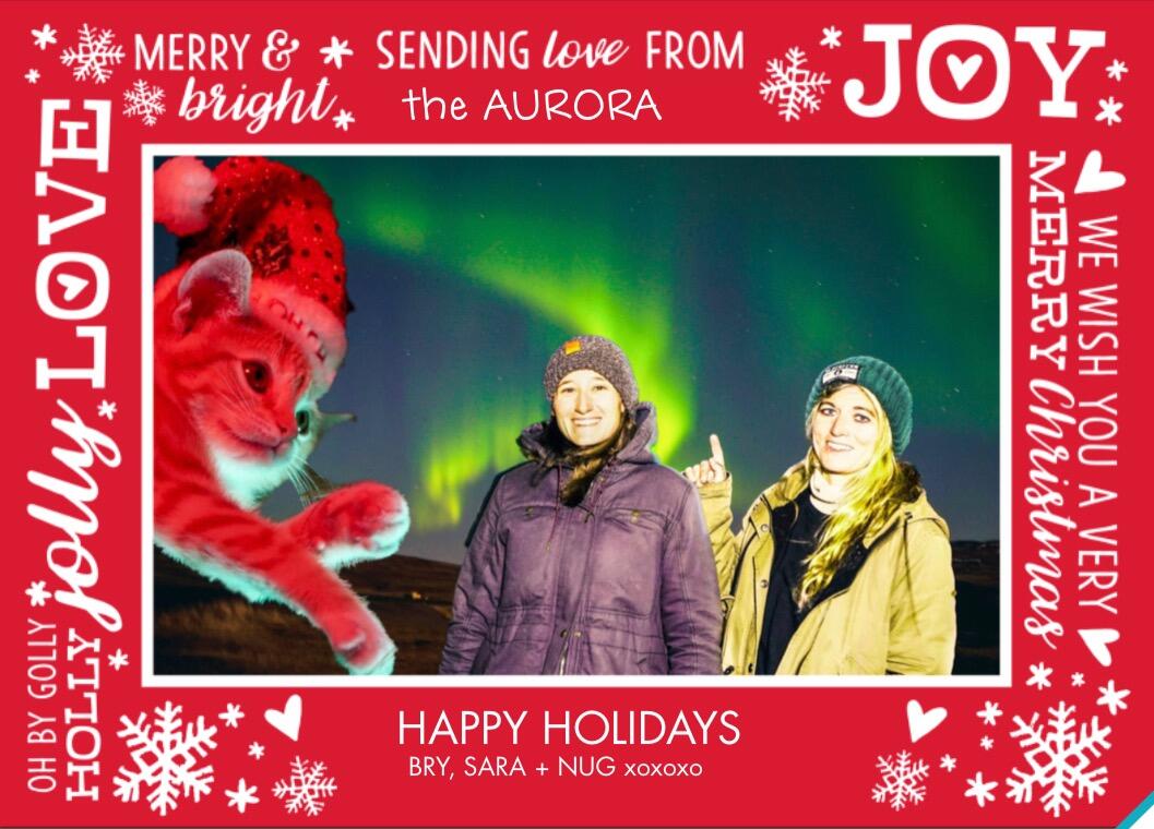 Holiday card 2021 Iceland edition