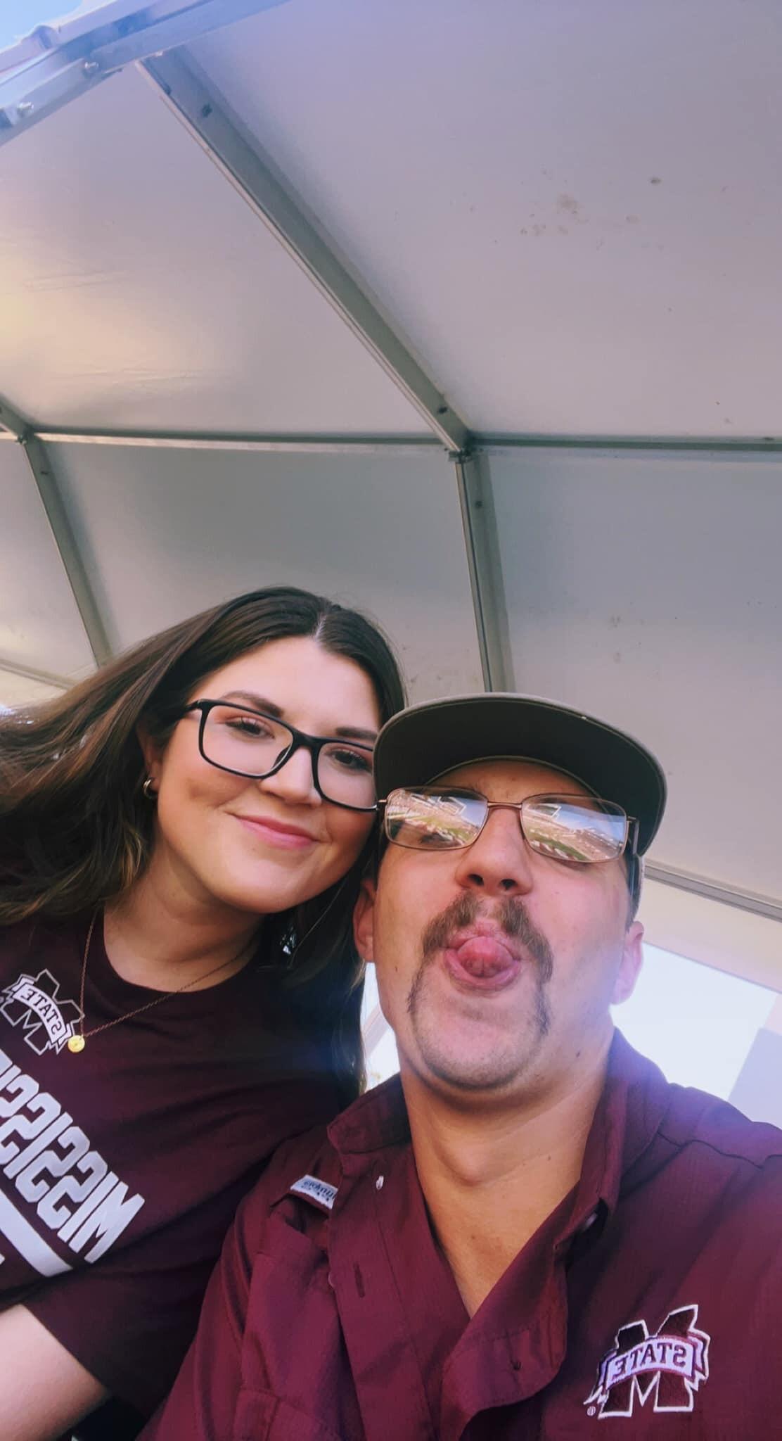 First and maybe most important, our first MS State Football game together. 