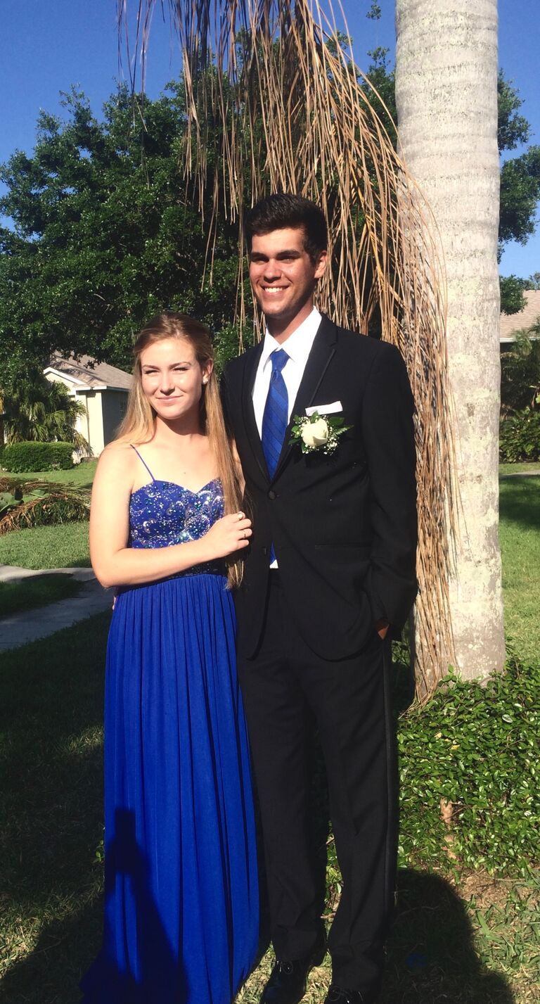 Junior Year! Our First prom together! These photos taken at Gabby's house then off to Skewers with friends for dinner!
