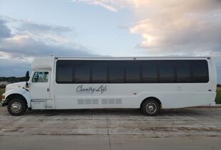 30 Passenger White Party Bus  Jax Party Bus, Limo & Photo Booth