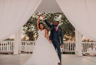 Outdoor wedding venue in Mesa, Arizona.
