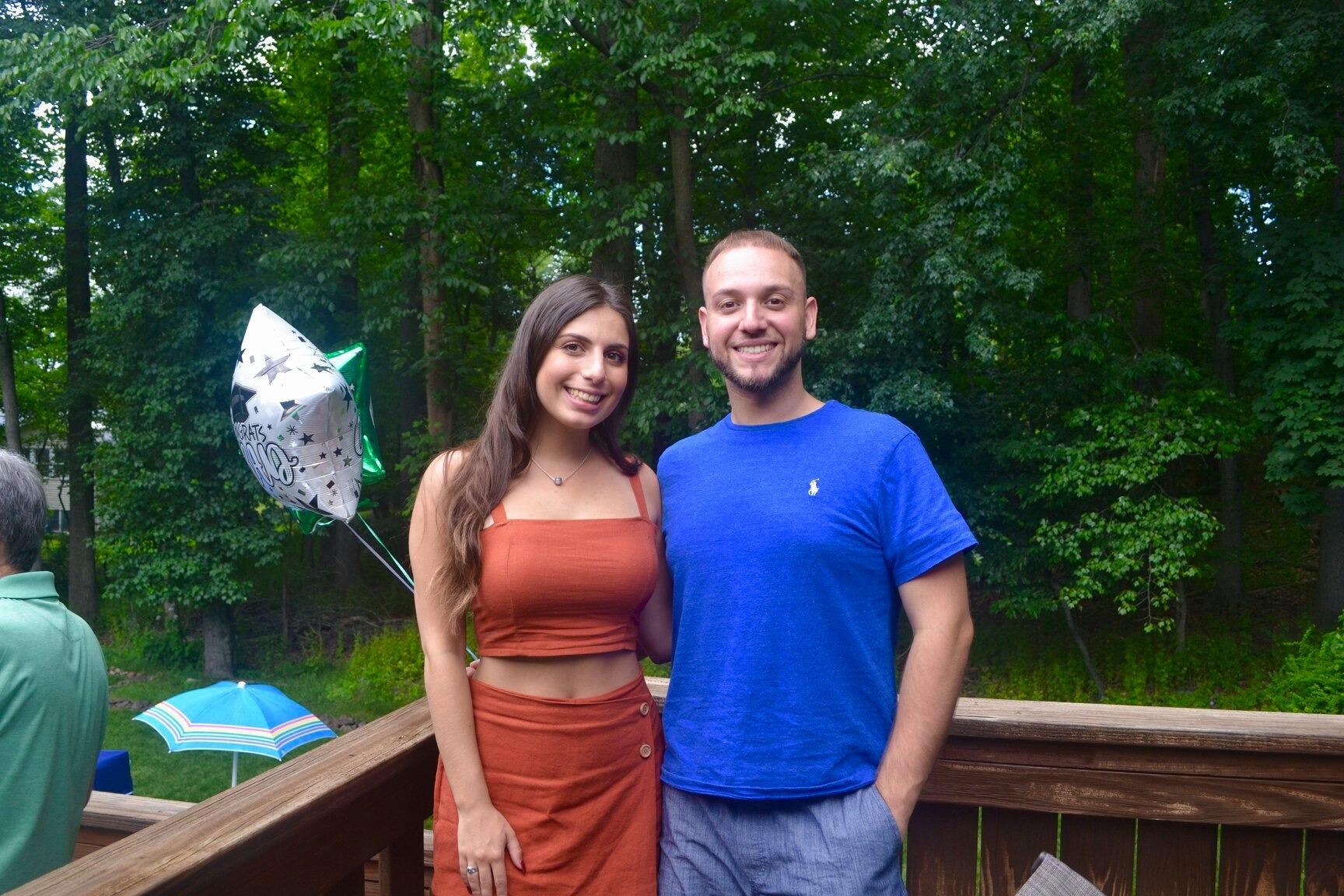 After countless 4 hour drives to visit each other, Angela graduated from college and could finally see Jason more than once a month!
