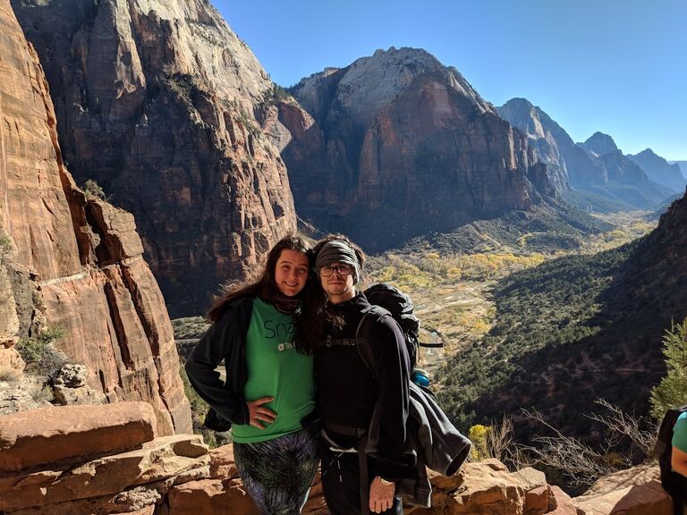 Hiking Angels Landing, Zion National Park, USA