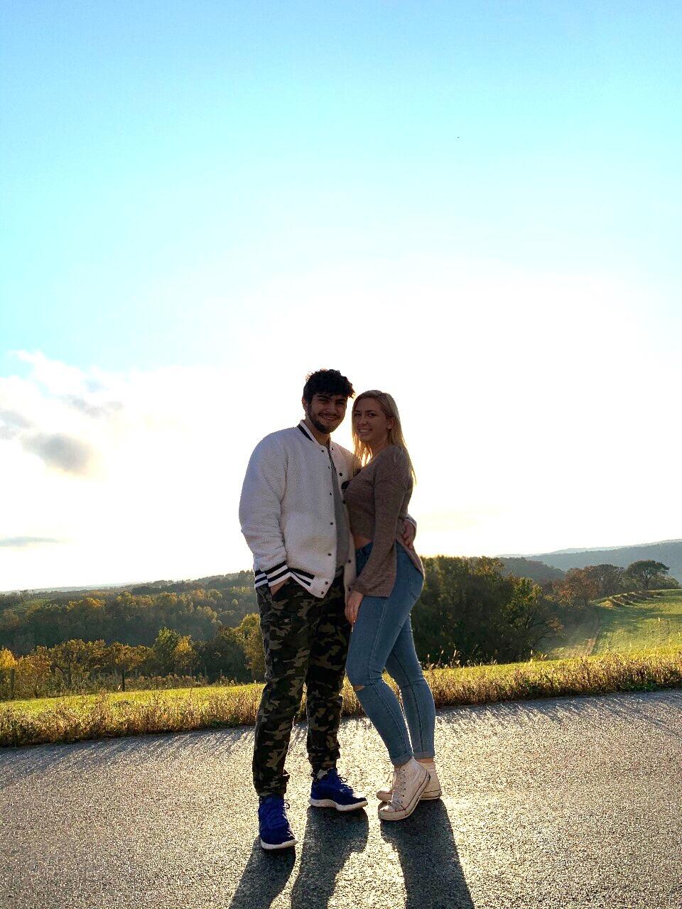 Picking apples and pumpkins with some great views in La Crescent, MN