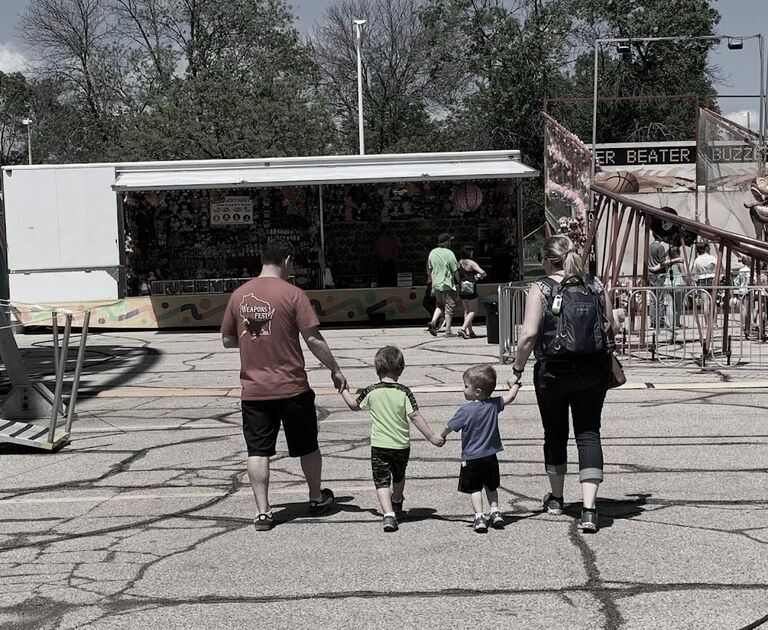 A favorite picture taken by a friend at Bratfest