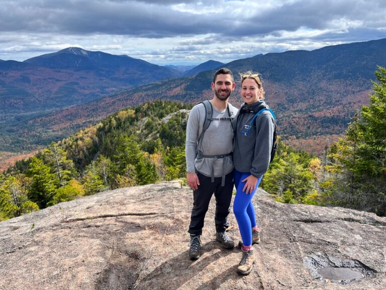 Trying to take advantage of the rest of our time in New York, we took a short trip to hike in the Adirondacks. We hiked our first ADK high peak and experienced some of the most beautiful foliage we'd ever seen.