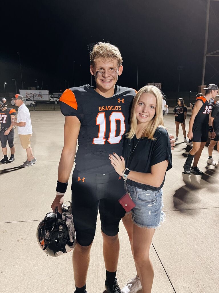 
Homecoming! Maddie's first time home since starting her freshman year at Texas A&M. Football season is in full swing and Dalton is testing out a new position for senior year, tight end! We are incredibly grateful to have had a year apart to learn and grow individually. 