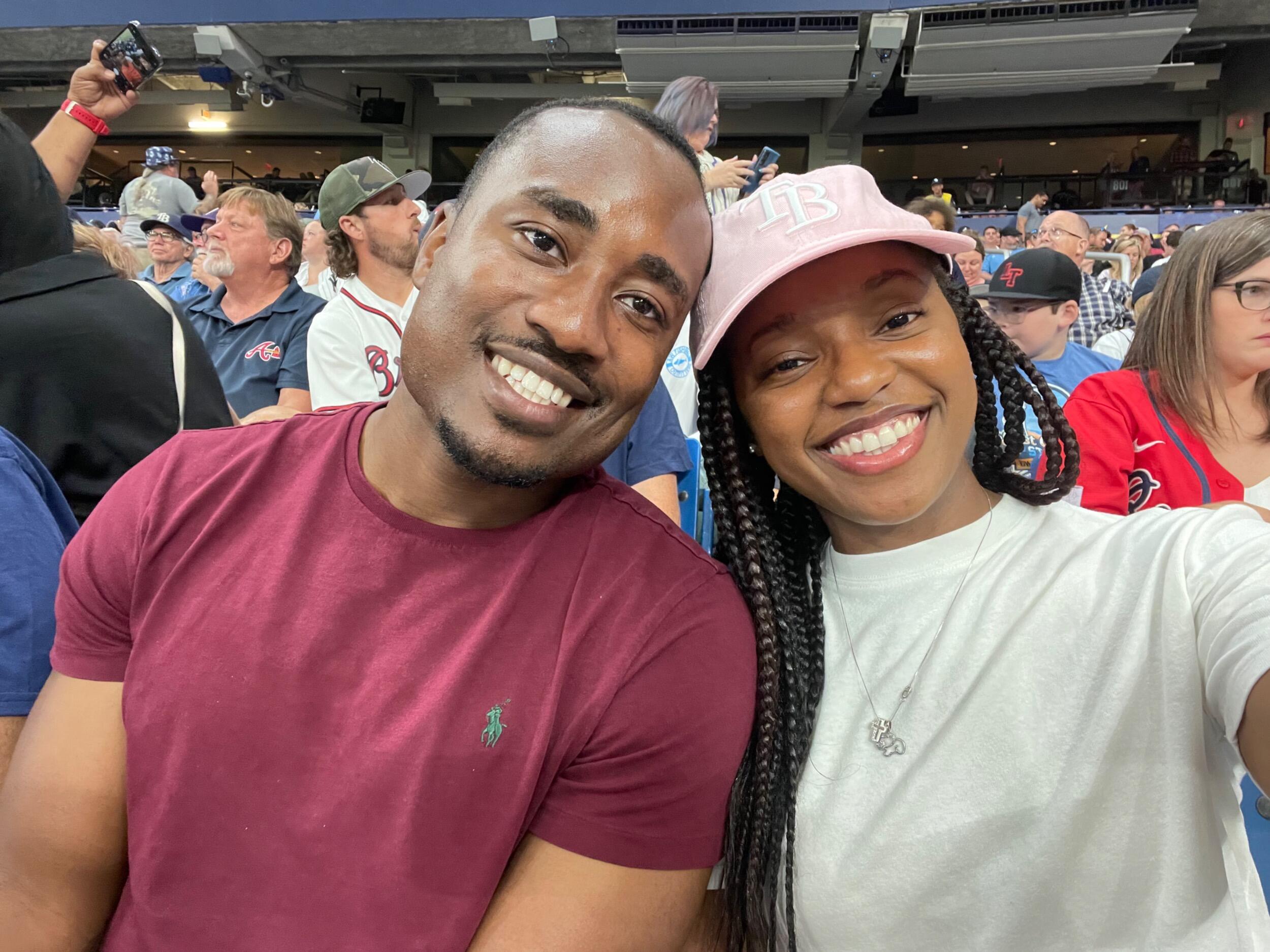 Tampa Bay Rays and Atlanta Braves Game! ....with more Braves fans in the stadium including Jordan