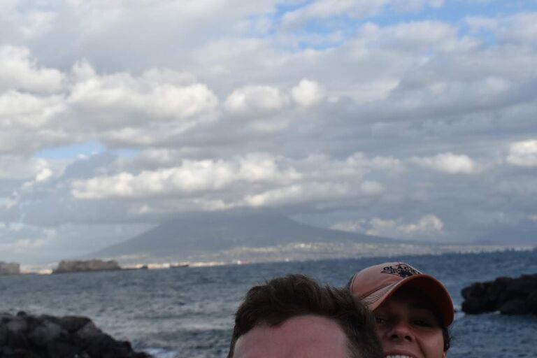 Pompeii, Metropolitan City of Naples, Campania, Italy
(Pompeii in the background FT. Dan's forehead )