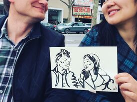 Fine Art Caricatures - Elegant Ink Portraits - Caricaturist - Woodland Hills, CA - Hero Gallery 4