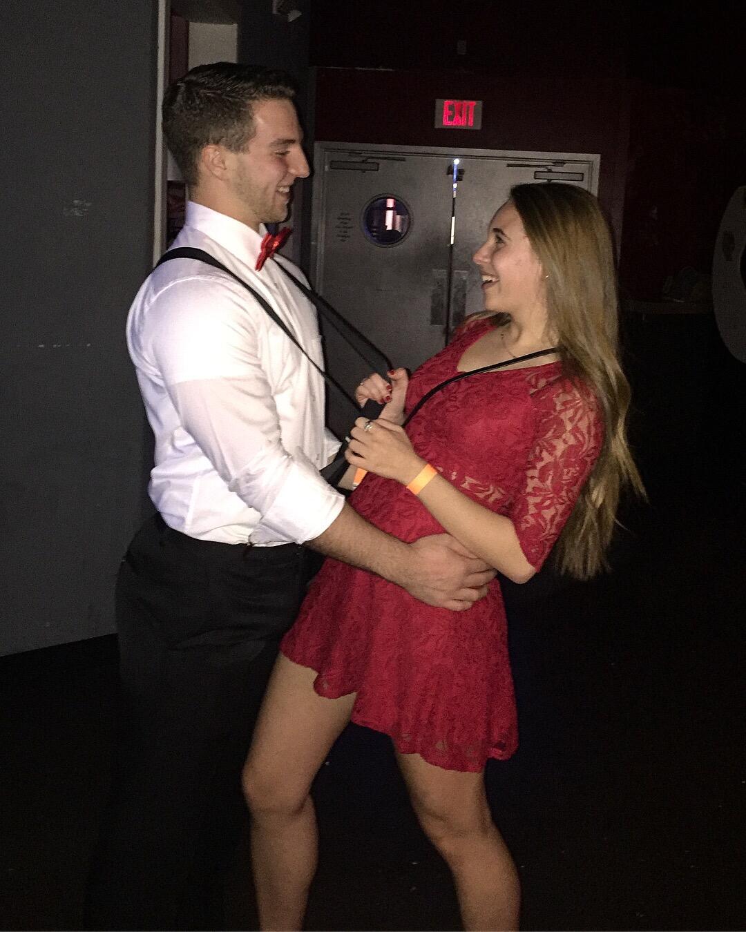 Attending Nicole's first college formal as friends