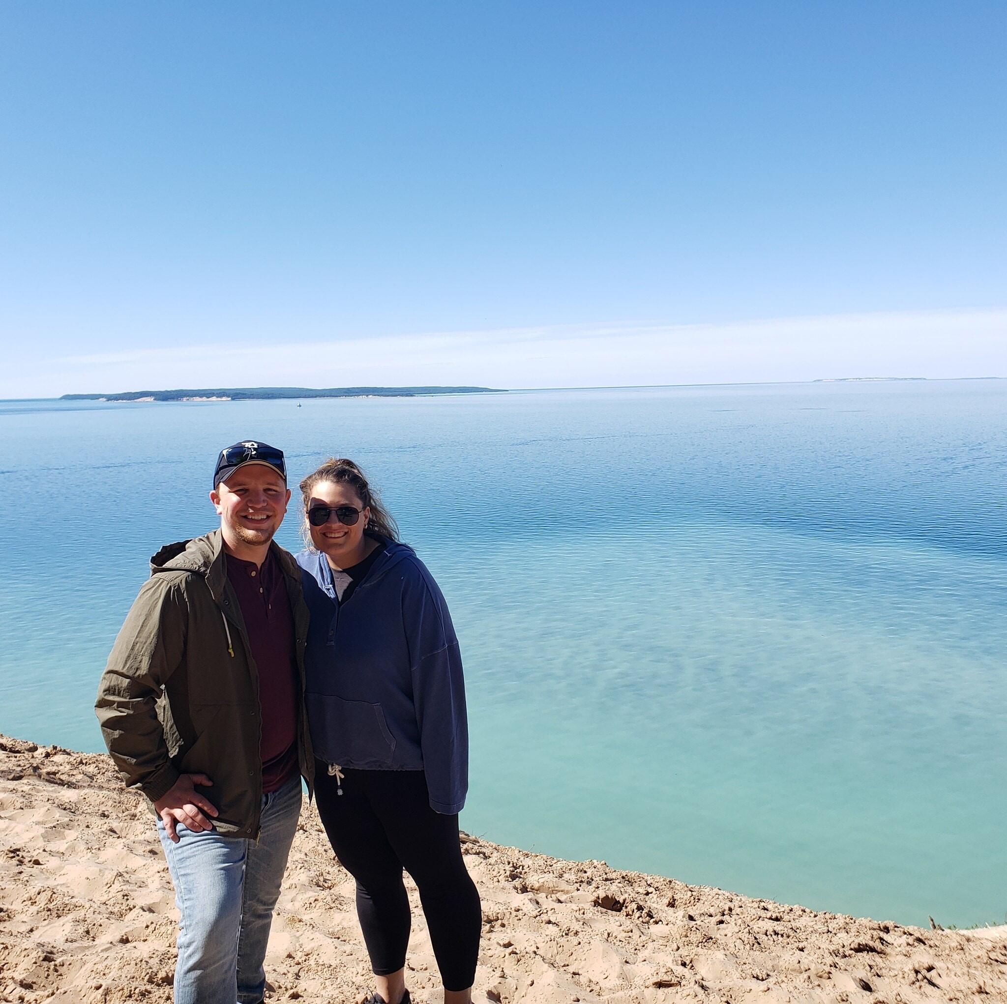 Our first mini vacation together in Traverse City, MI