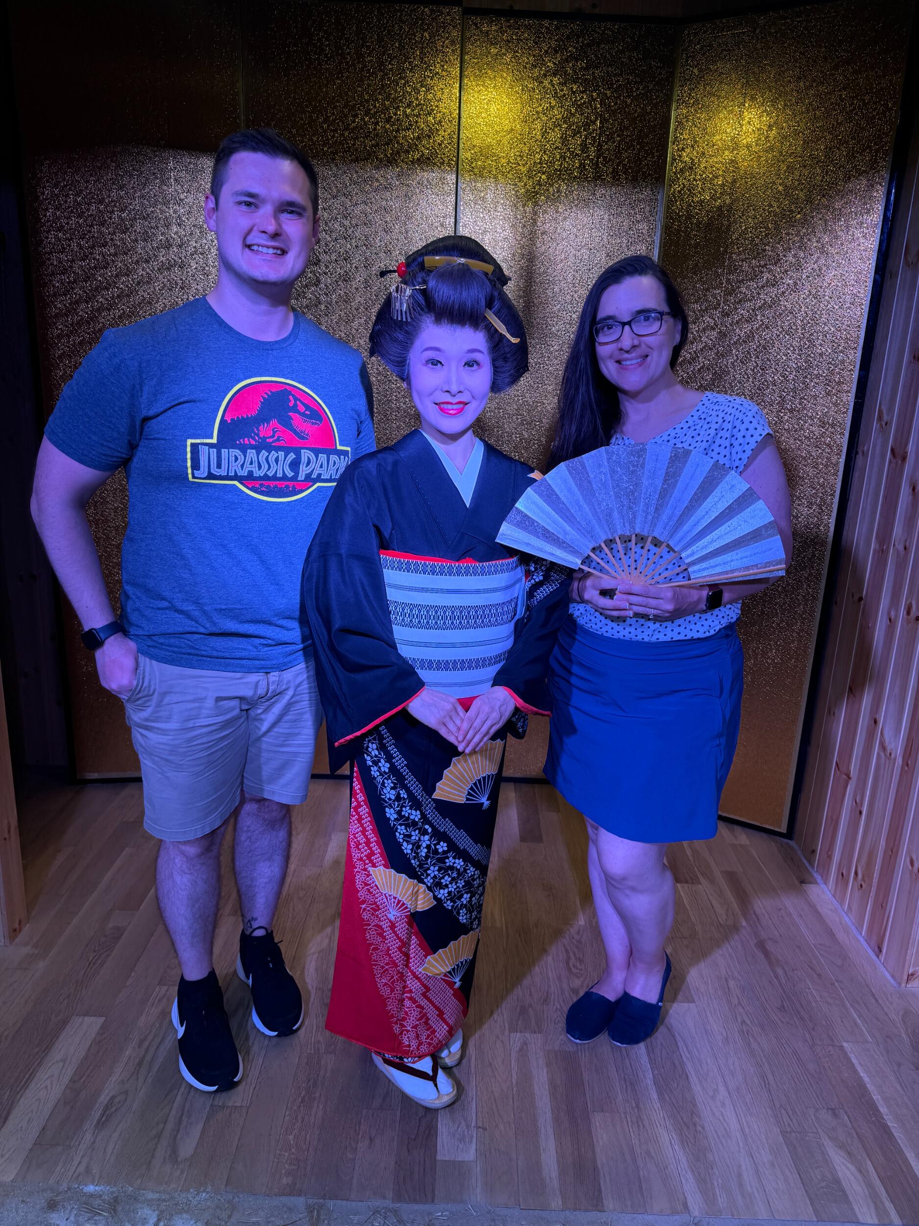 At a Sumo wrestling show in Tokyo. 