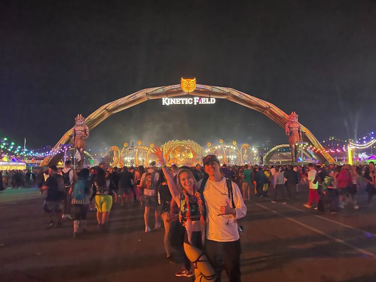 As fate would have it, we run into each other at the Electronic Daisy Carnival (EDC) in Las Vegas. Here we reignite our love, brighter than ever before and dance the nights away under the electric sky. 