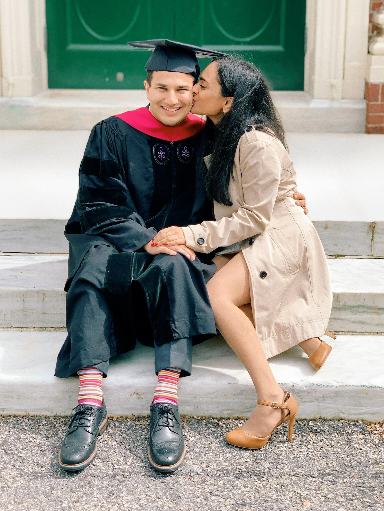 Cambrigde- He graduated from law school.