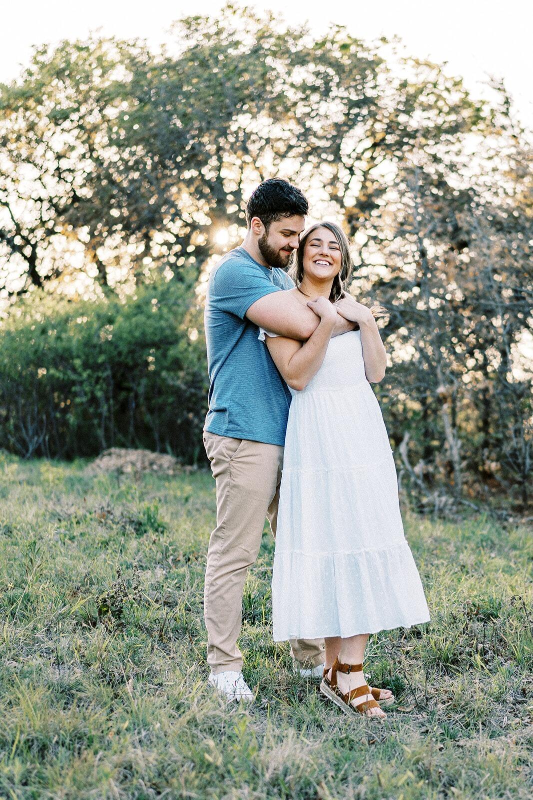 Kelcee won yet another giveaway with a photographer and we used this session as another set of engagement pictures! Kelcee also loves Ian's smile in this particular picture.