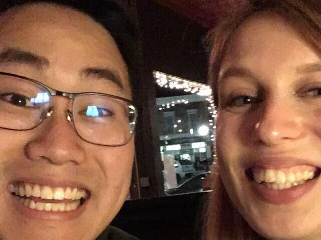 Jordan and Erica's first photo together