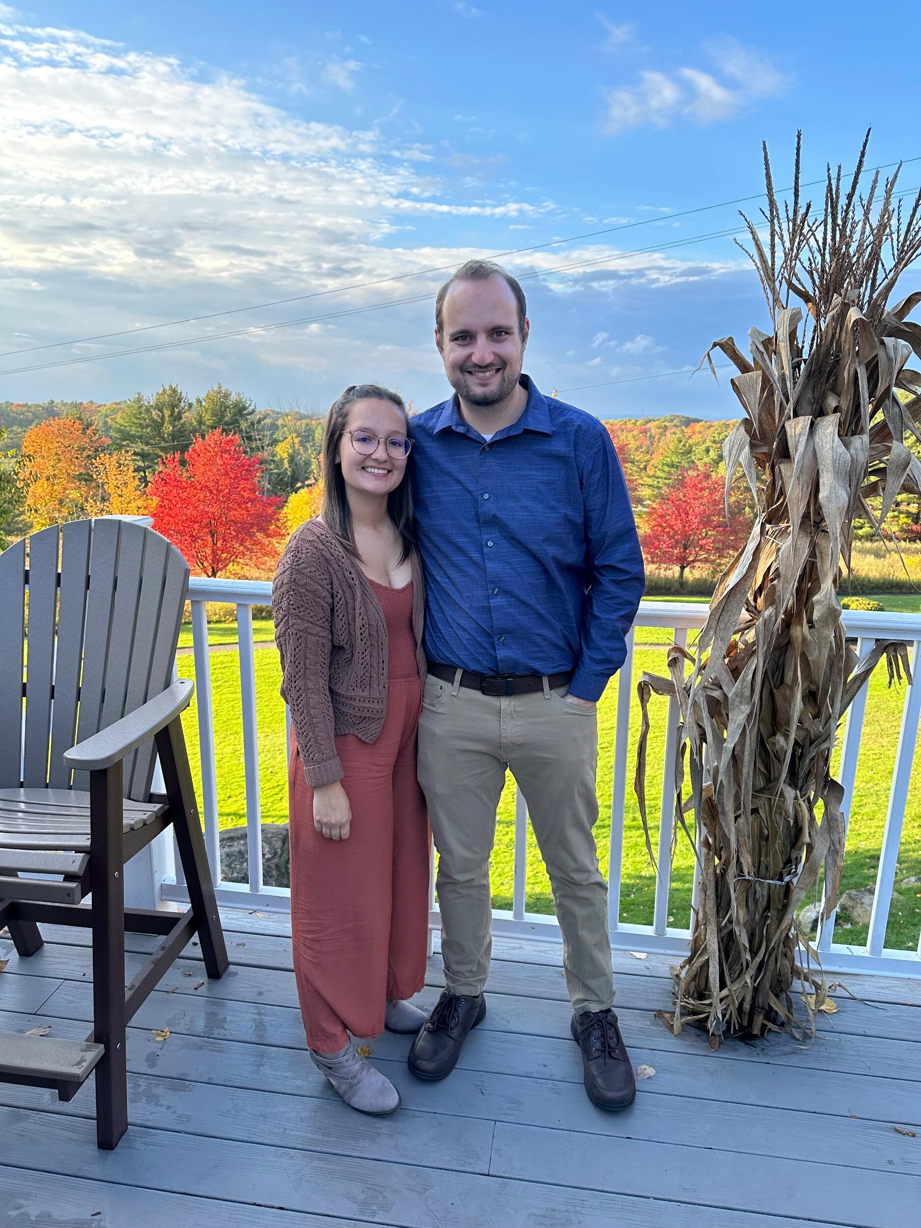 One of our first weddings together