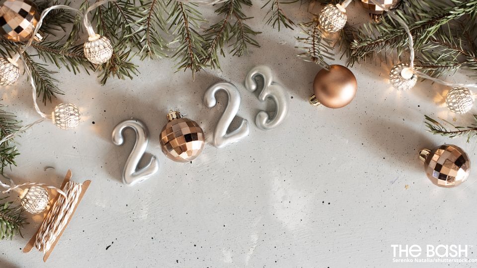 Rustic 2023 New Year Zoom Background