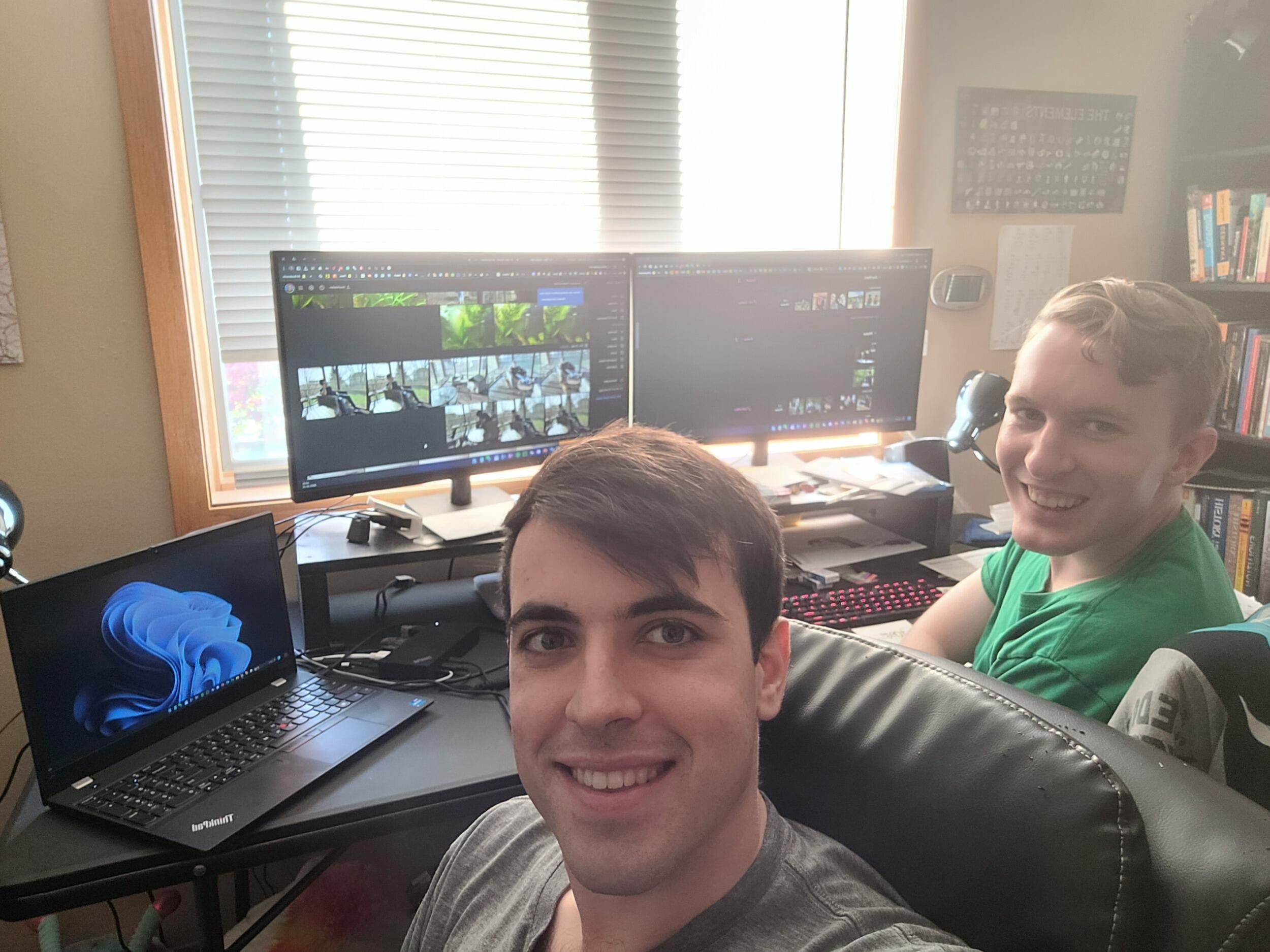 Working on our wedding website