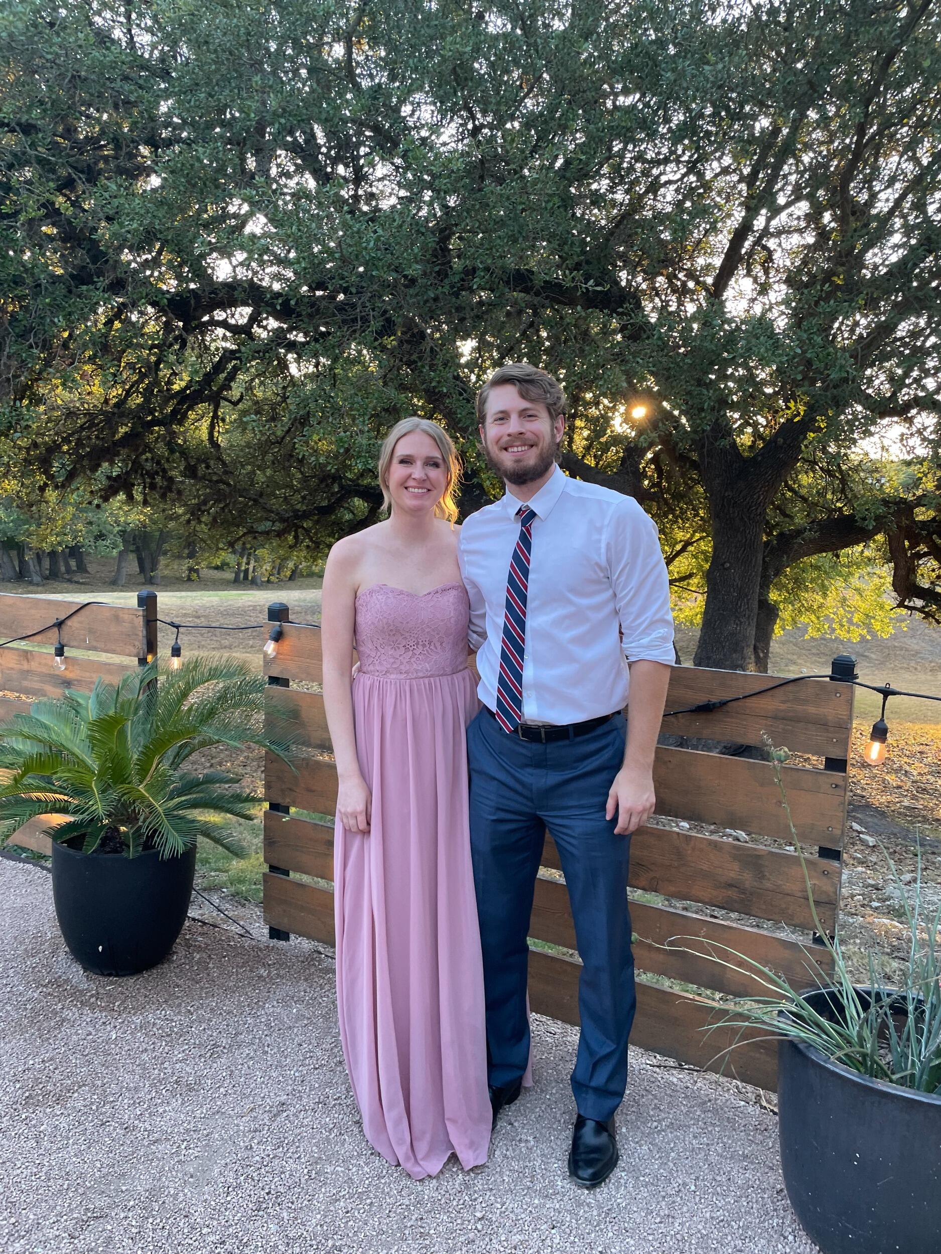 Austin, TX — Ellen (matron of honor) & Royce got married! 