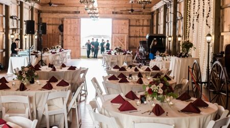 Table Number Wood Blocks - Northern Virginia Barn Wedding Venue