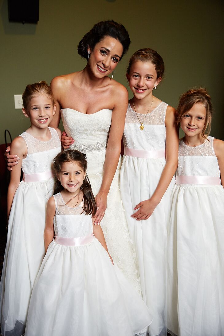 traditional wedding dress for flower girl