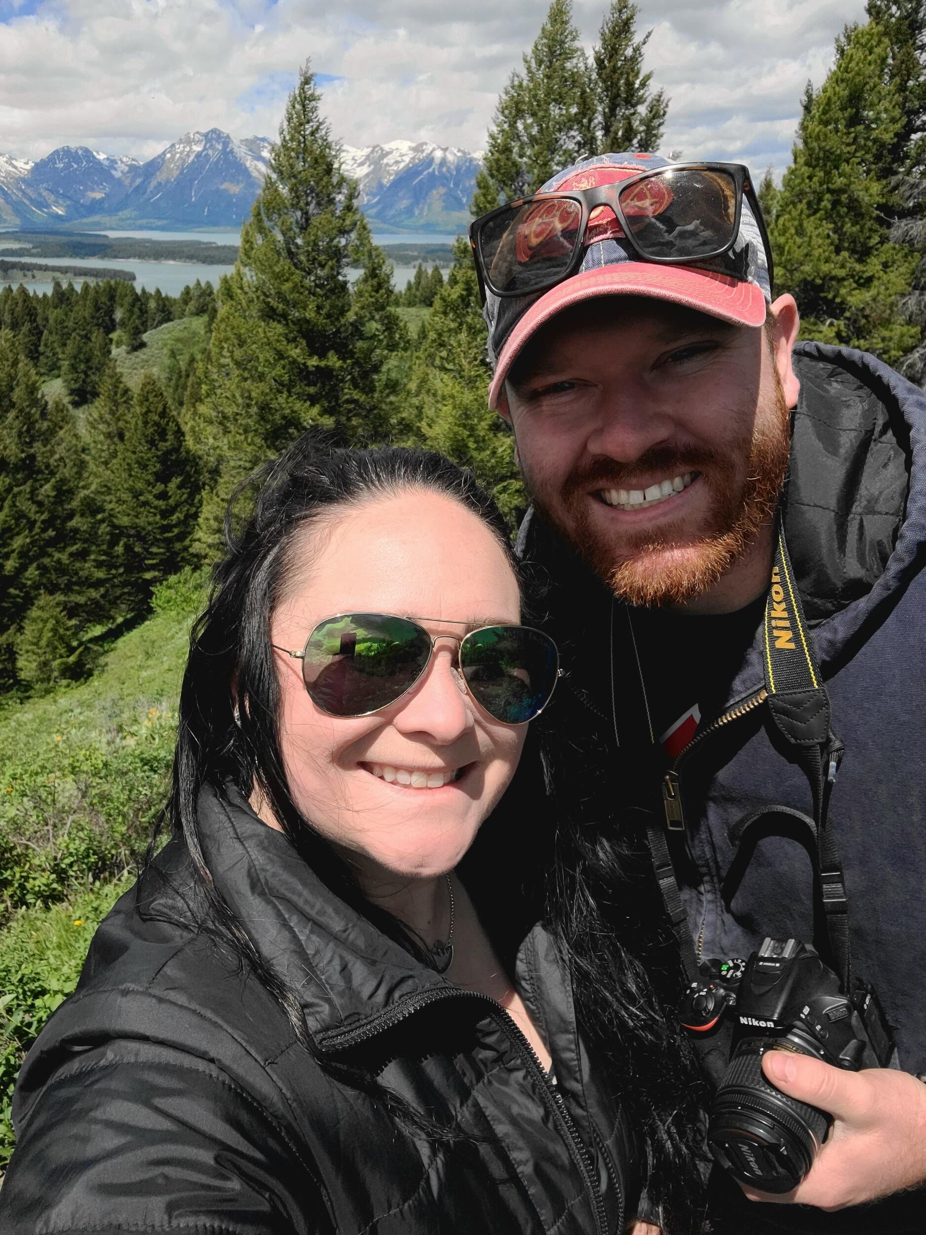 Our first trip to the Grand Tetons! Boy were they something!