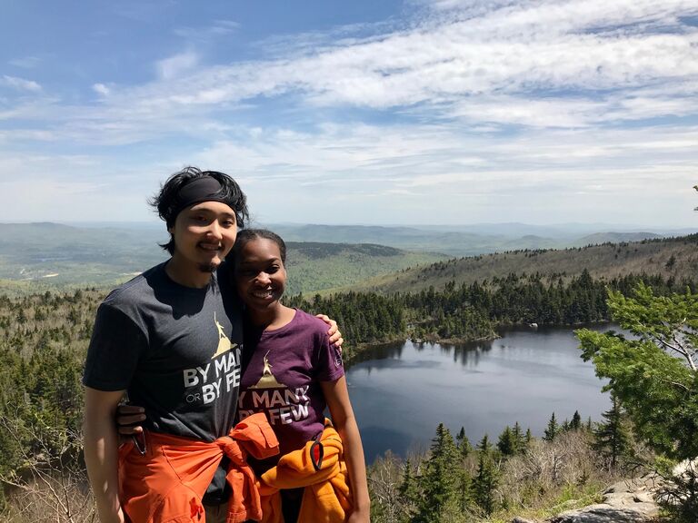 First hike up a mountain