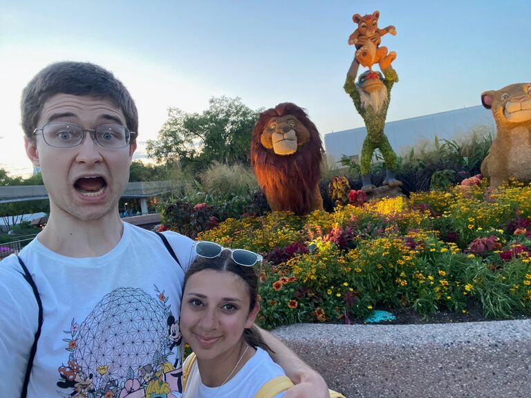 Andrew and Jodie's first Disney trip together.