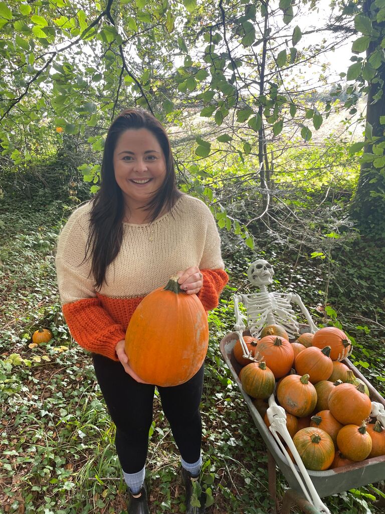 Happiest when with my pumpkins!!!