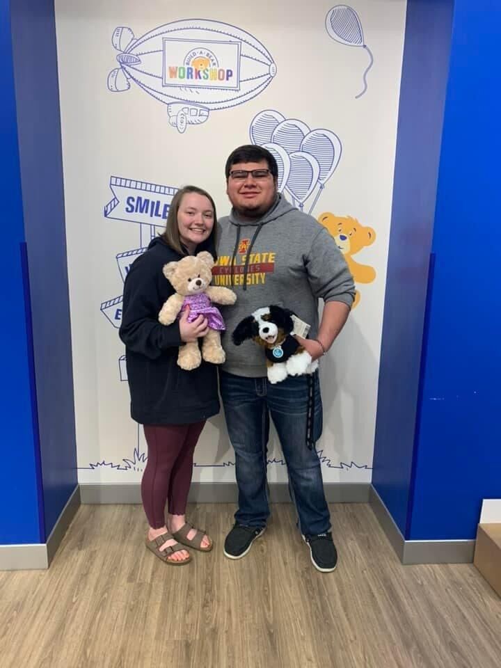 Freshmen year at ISU was going great. We did a lot of many fun things in Ames including Emilio getting to go to Build-A-Bear for the first time!