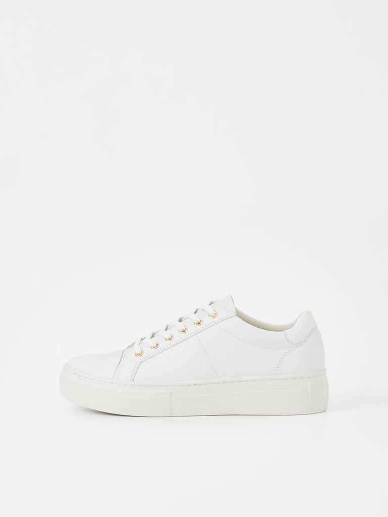 White platform sneakers from Vagabond