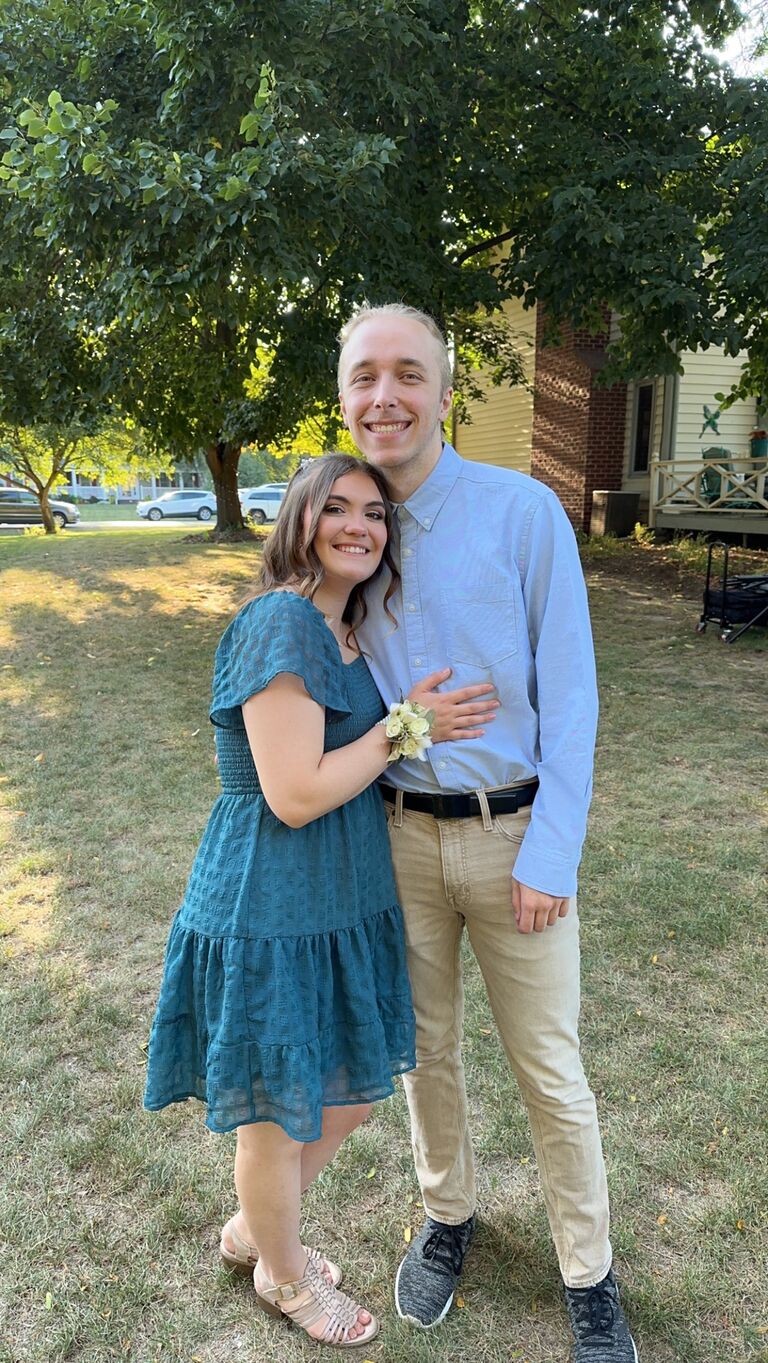 Went to our first wedding together ~ congrats Russ and Erin!!