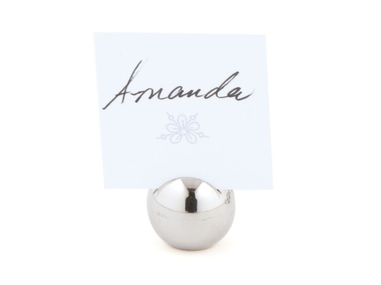 The Knot Shop classic round place card holders
