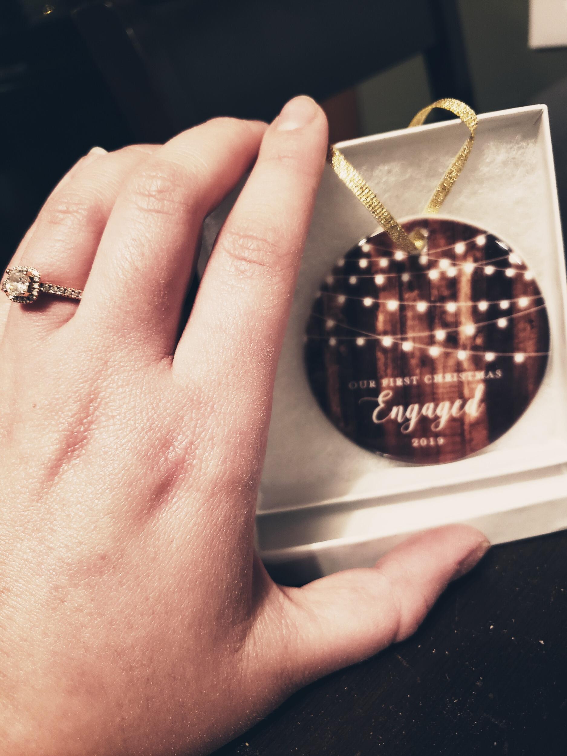 Mitchell and Kylie decided on a long engagement and therefore, they spent their 1st Christmas engaged.