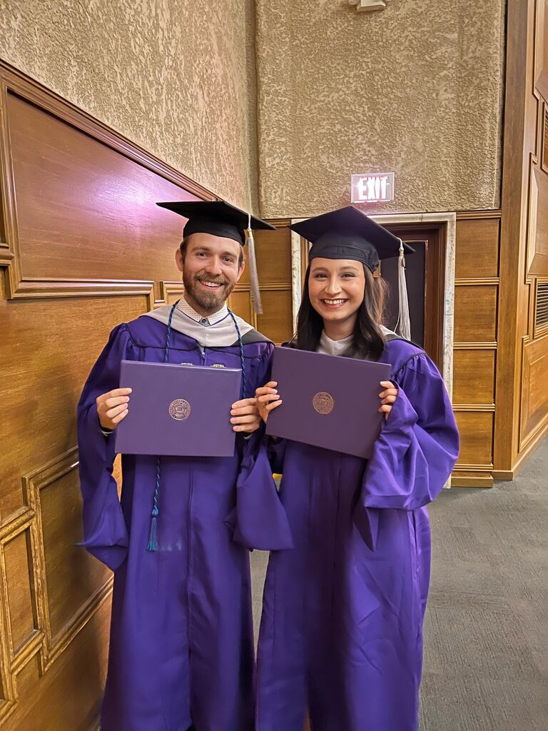 One degree hotter. Thankful for all we learned and the friends we made in Northwestern's MSLCE program!