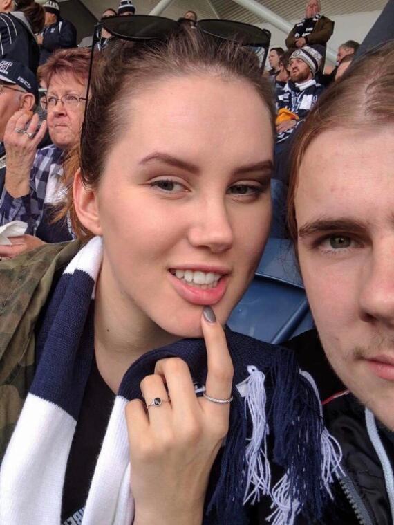 OUR 2ND DATE - THE FOOTBALL.