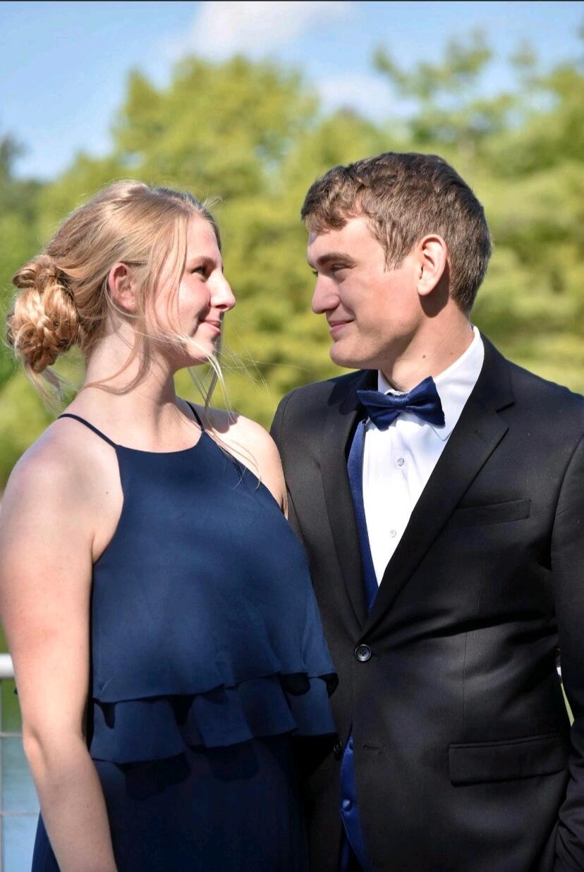 Roger and Kelly attend their first wedding together! Going on year 5 of dating!