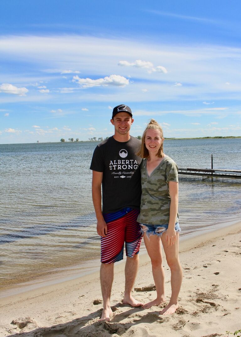 Eli's first time visiting Etter's Beach