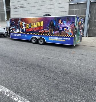 Mystery Rolling Video Game Truck - Video Game Party Rental - Brooklyn, NY - Hero Main