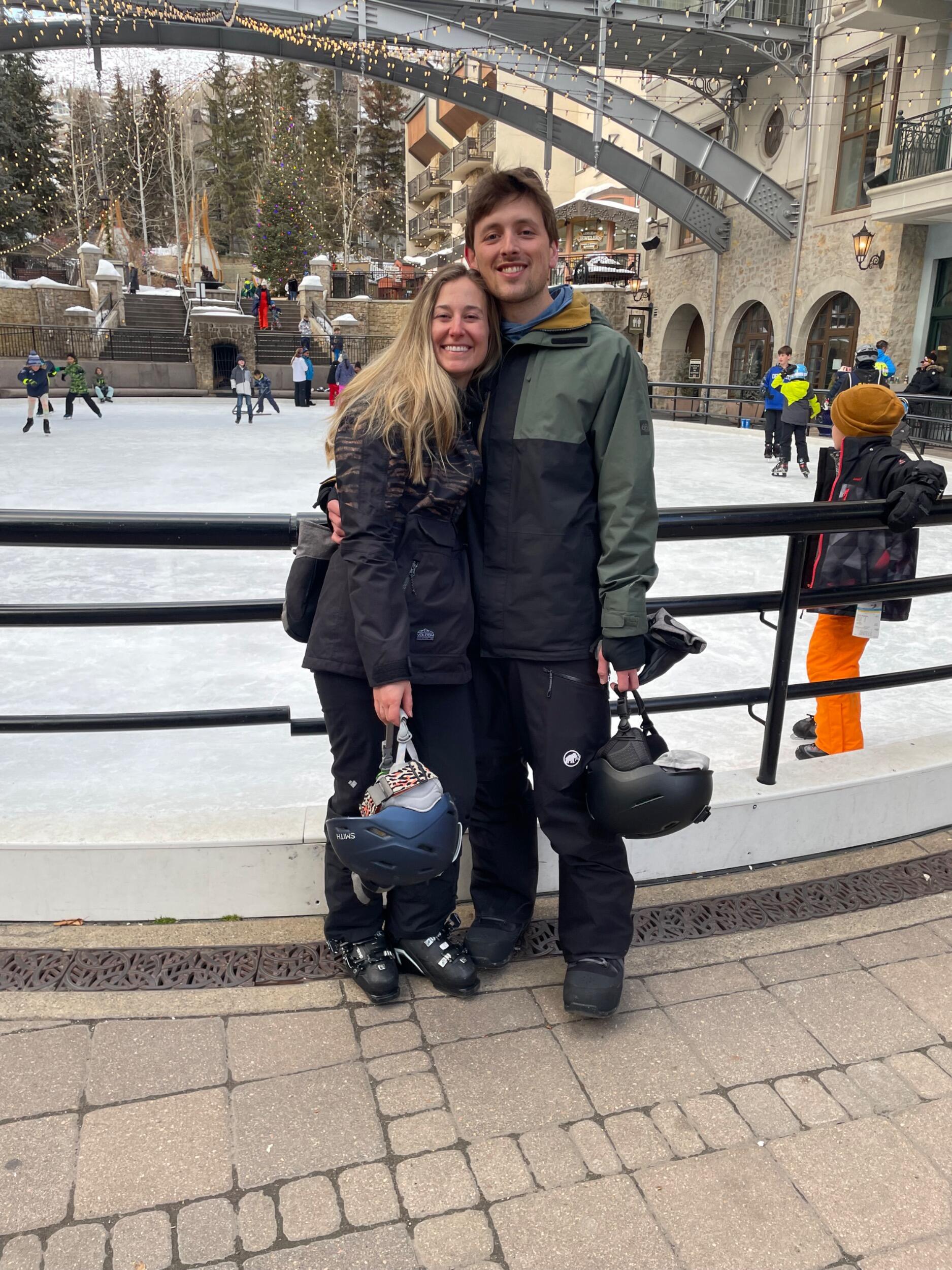 Our first ski trip to Vail:)