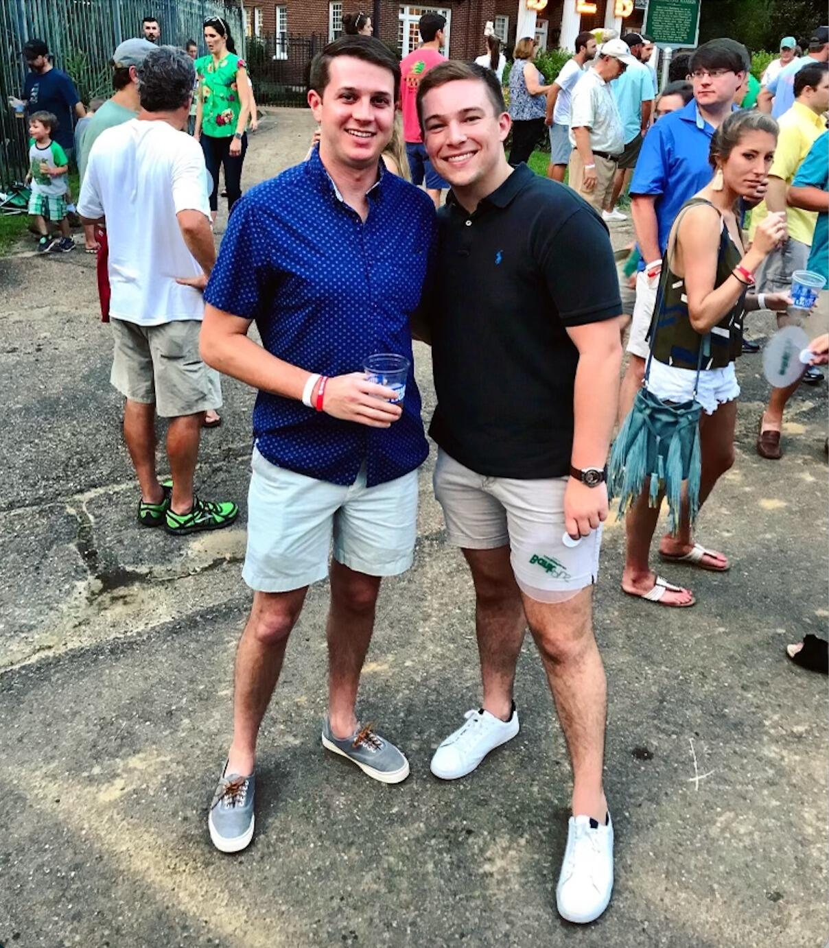 Gavin moved to Jackson, MS! This picture was taken at Belhaven Nights just a few months after the couple was settled in their 1st home together! 
