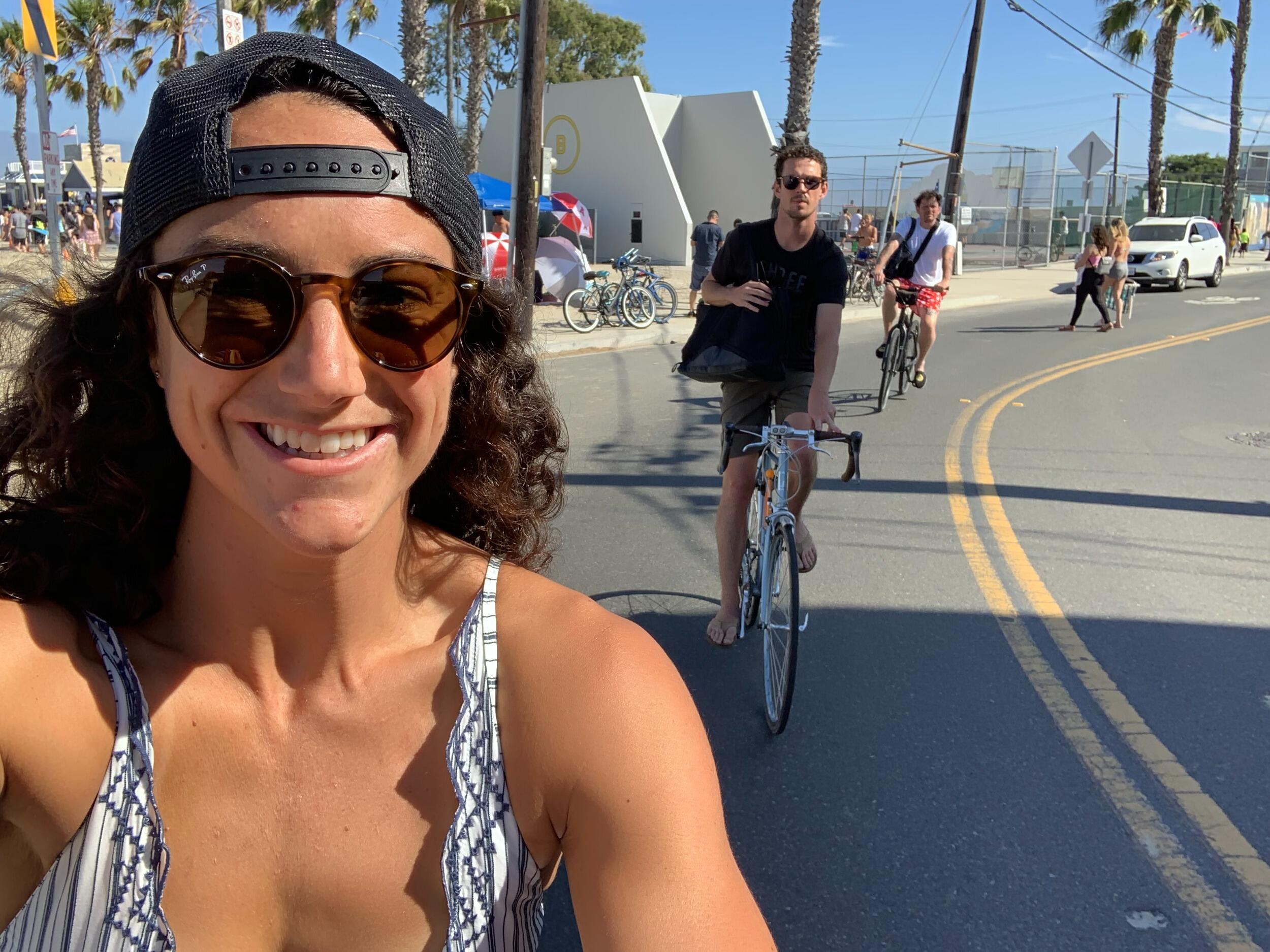 —     Livin' in the LBC     —
Maggie finishes her season in Spain with an AMAZING Treble! (soccer talk meaning they won the league‚ league cup‚ and champion’s league!) When Maggie gets back to the US‚ she and Bobby move in together - BIG DEAL - and start living in Long Beach for full-time Olympic training․ They went from long distance to roommates… it surprised them both how easy this transition was․ They quickly fall in love with the city and realize why Snoop Dogg talks about it in his songs all the time․ 